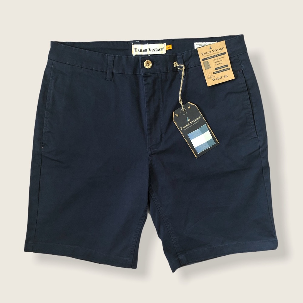 TAILOR VINTAGE 9” INSEAM SLIM FIT COMFORT (36)